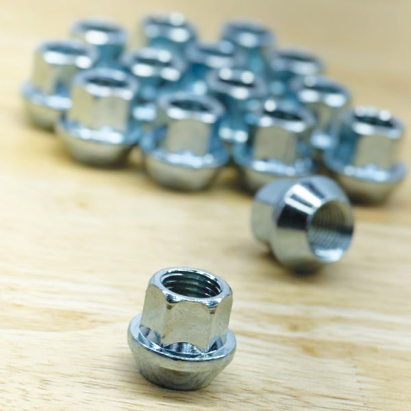 RRM M14x1.5, 17mm Hex Lug Nuts, Chrome
