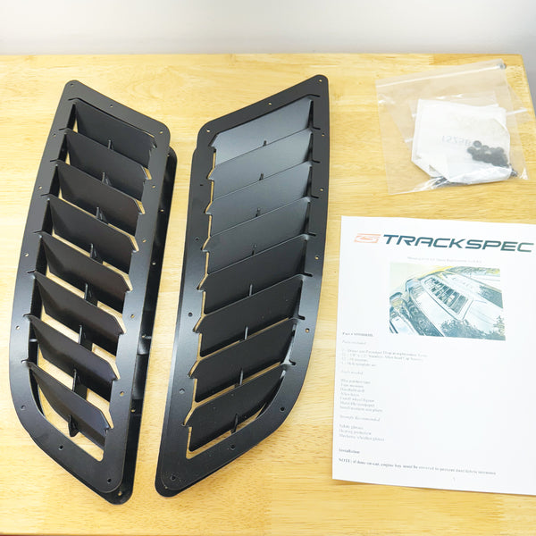 Mustang (15-17) S550 GT Direct Replacement Hood Louvers