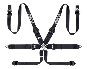 Sparco Competition 6pt Harness, 3"/ 2" Belts, PD