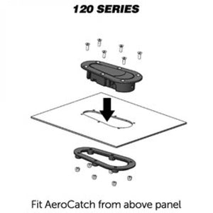 AeroCatch 120-4100 Xtreme Series Locking Hood Pins